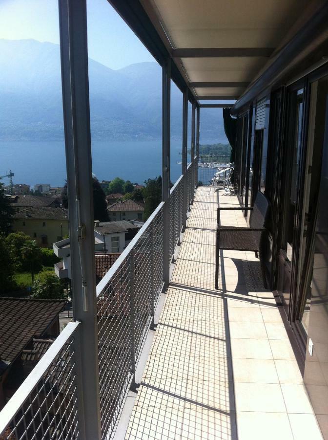 Lichtdurchflutete Ferienwohnung Mit Panorama-Sicht Und Schwimmbad/Sauna Muralto Exterior photo